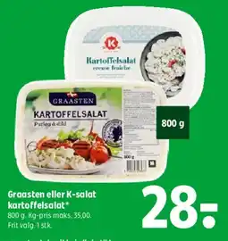 Coop 365 Kartoffelsalat (Graasten / K-salat) tilbud