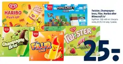 Coop 365 Twister, Champagne-brus, Filur, Haribo eller Minecraftis tilbud