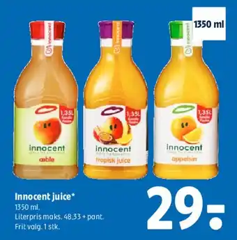 Coop 365 Innocent juice tilbud