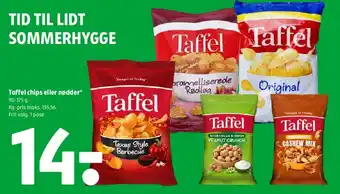 Coop 365 Taffel chips eller nødder tilbud