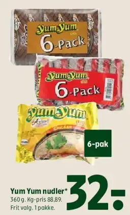 Coop 365 Yum Yum nudler tilbud