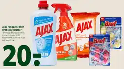 Coop 365 Ajax rengøring eller Bref toiletblokke tilbud