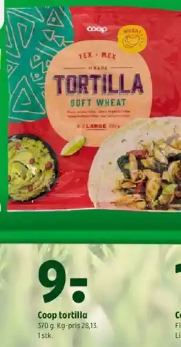 Coop 365 Tortilla (Soft Wheat) tilbud