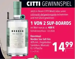 Citti Doornkaat Norden Sea Salt Gin tilbud