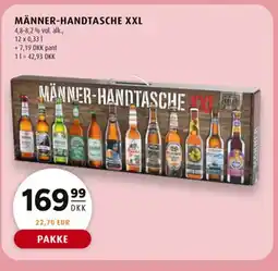 Scandinavian Park Männer-Handtasche XXL tilbud