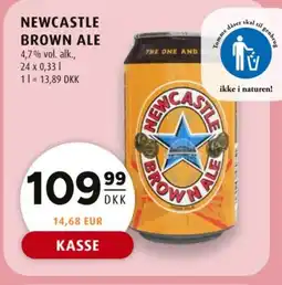 Scandinavian Park Newcastle Brown ale tilbud