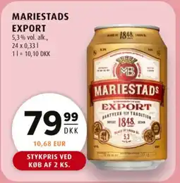 Scandinavian Park Mariestads Export tilbud