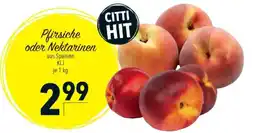 Citti Pfirsiche oder Nektarinen tilbud