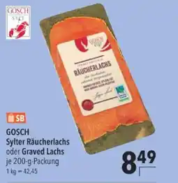 Citti GOSCH Sylter Räucherlachs oder Graved Lachs tilbud