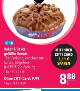 Citti Baker & Baker gefüllte Donuts tilbud