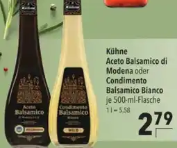 Citti Kühne Aceto Balsamico di Modena oder Condimento Balsamico Bianco tilbud