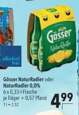 Citti Gösser NaturRadler oder NaturRadler 0,0% tilbud