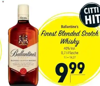 Citti Ballantine's Finest Blended Scotch Whisky tilbud
