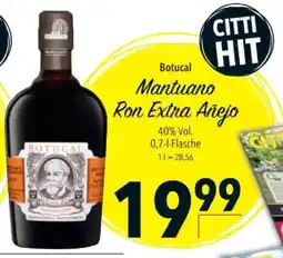Citti Botucal Mantuano Ron Extra Añejo tilbud