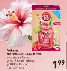 Citti Teekanne frio Eistee oder Bio cold&fresh tilbud