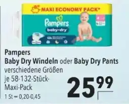 Citti Pampers Baby Dry Windeln oder Baby Dry Pants tilbud