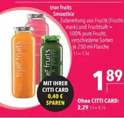 Citti True fruits Smoothie tilbud