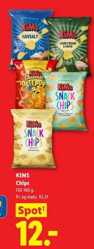 Lidl KIMS Chips tilbud