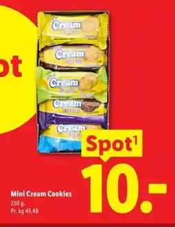 Lidl Mini Cream Cookies tilbud
