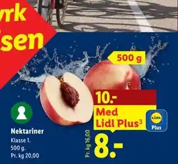 Lidl Nektariner tilbud