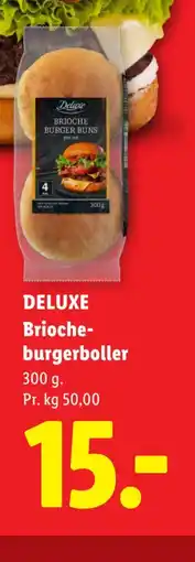 Lidl DELUXE Brioche-burgerboller tilbud