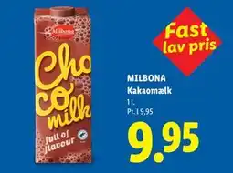 Lidl MILBONA Kakaomælk tilbud