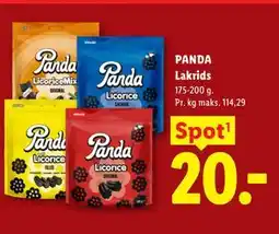 Lidl PANDA Lakrids tilbud