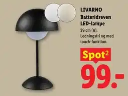 Lidl LIVARNO Batteridreven LED-lampe tilbud