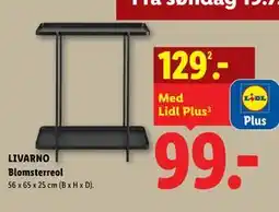 Lidl LIVARNO Blomsterreol tilbud