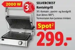 Lidl SILVERCREST Kontaktgrill tilbud