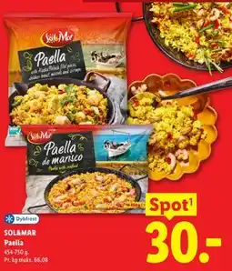 Lidl SOL&MAR Paella tilbud