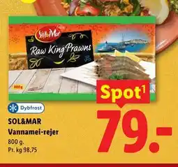 Lidl SOL&MAR Vannamei-rejer tilbud
