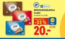 Lidl BON GELATI/GELATELLI Isvafler, App-pris tilbud