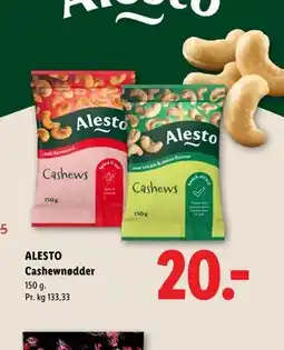 Lidl ALESTO Cashewnødder tilbud