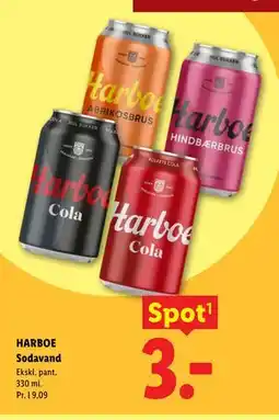Lidl HARBOE Sodavand tilbud