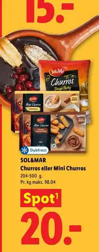 Lidl SOL&MAR Churros eller Mini Churros tilbud