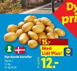 Lidl Nye danske kartofler tilbud