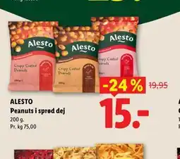 Lidl ALESTO Peanuts i sprød dej tilbud