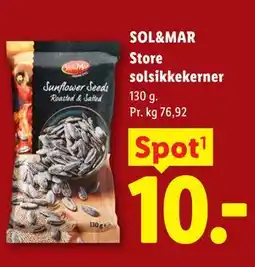Lidl SOL&MAR Store solsikkekerner tilbud