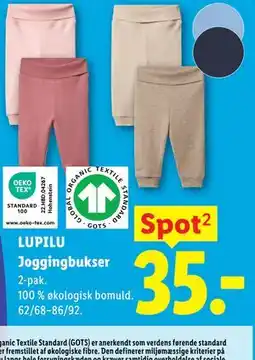 Lidl LUPILU Joggingbukser tilbud