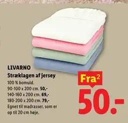 Lidl LIVARNO Stræklagen af jersey tilbud