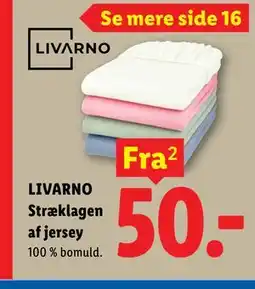 Lidl LIVARNO Stræklagen af jersey tilbud