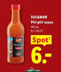 Lidl SOL&MAR Piri piri-sauce tilbud