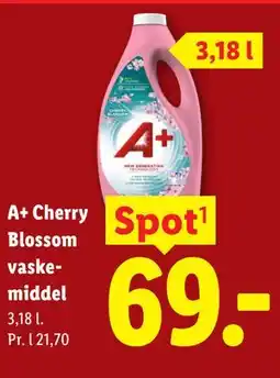 Lidl A+ Cherry Blossom vaskemiddel tilbud