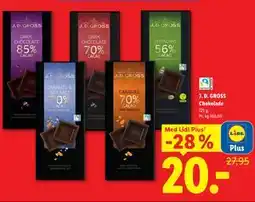 Lidl J. D. GROSS Chokolade, App-pris tilbud