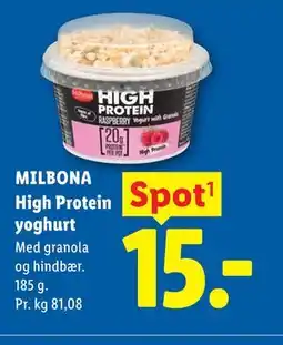 Lidl MILBONA High Protein yoghurt tilbud