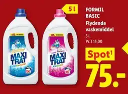 Lidl FORMIL BASIC Flydende vaskemiddel tilbud