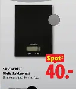 Lidl SILVERCREST Digital køkkenvægt tilbud