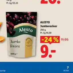 Lidl ALESTO Jumborosiner tilbud