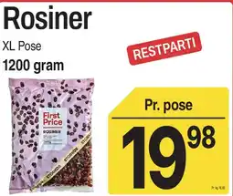 ABC Lavpris Rosiner tilbud